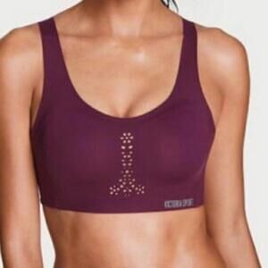 Victoria Sport Angel Max Fitness Bra Purple Maroon - 34C Like New